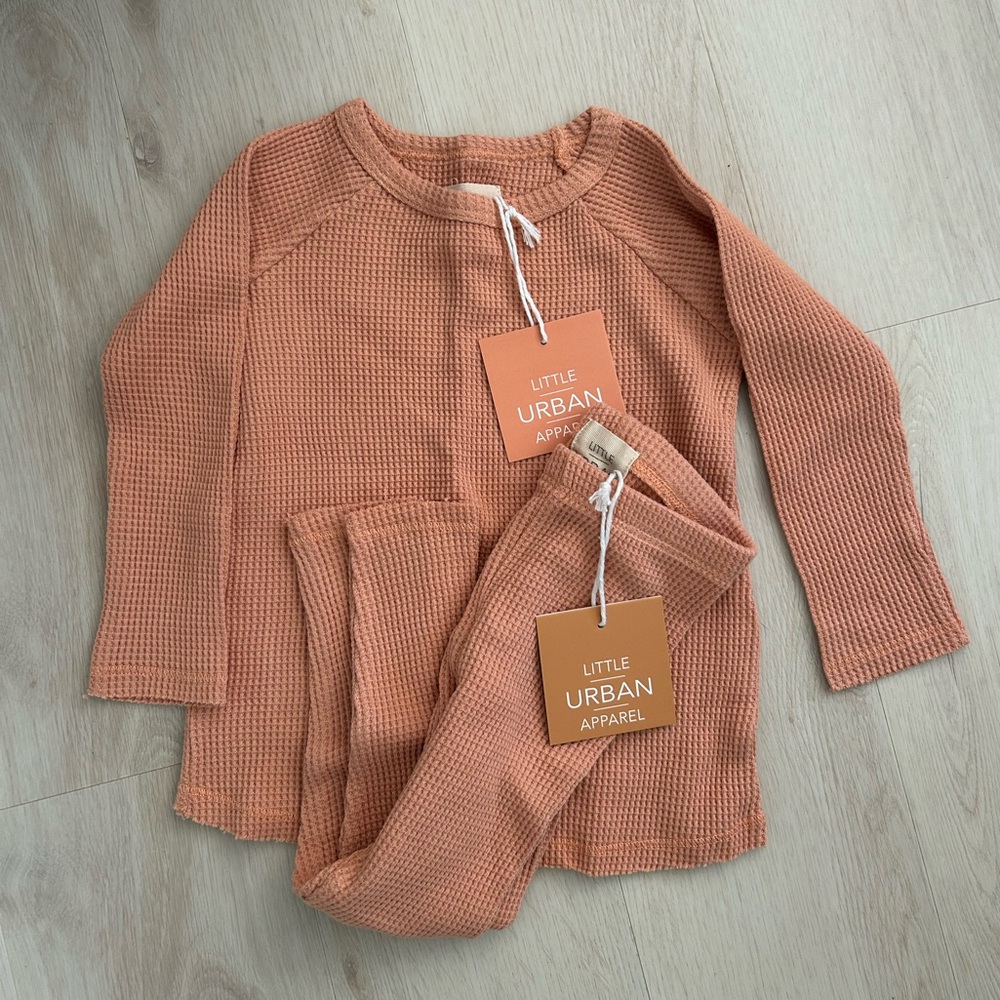 Little Urban Apparel Kids Waffle Knit set